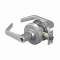 Schlage Commercial Storeroom Saturn Lever Less Cylinder 2-3/4" Deadlatch ANSI Strike Satin Chrome ALX80LSAT626